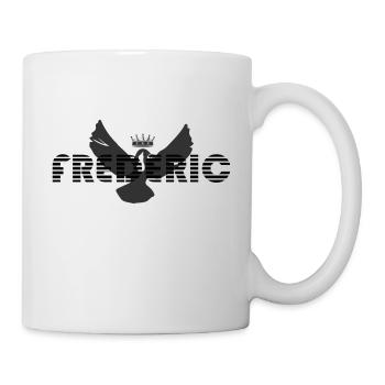 Frederic typographie noir d'origine germanique - Mug blanc - blanc - Droite