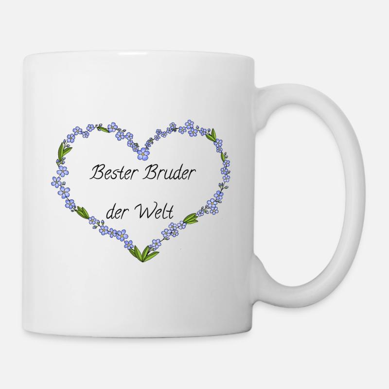 Bester Bruder der Welt - Tasse - Weiß