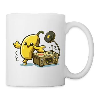 Bananen-Beats - Tasse - Weiß - Rechts