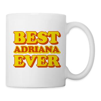 Adriana Prénom Drôle de cadeau - Mug blanc - blanc - Droite