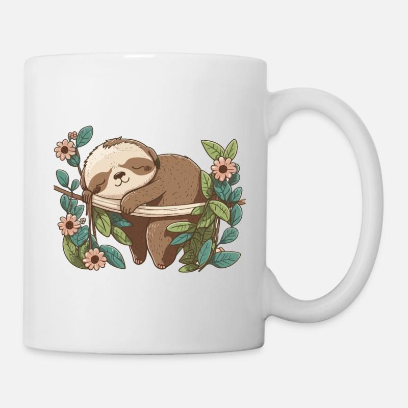 Abhängen - Tasse - Weiß