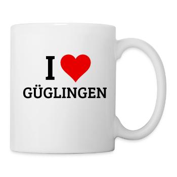 I LOVE GÜGLINGEN CITY G TOWN - Tasse - Weiß - Rechts