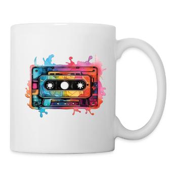 Kassette - Tasse - Weiß - Rechts