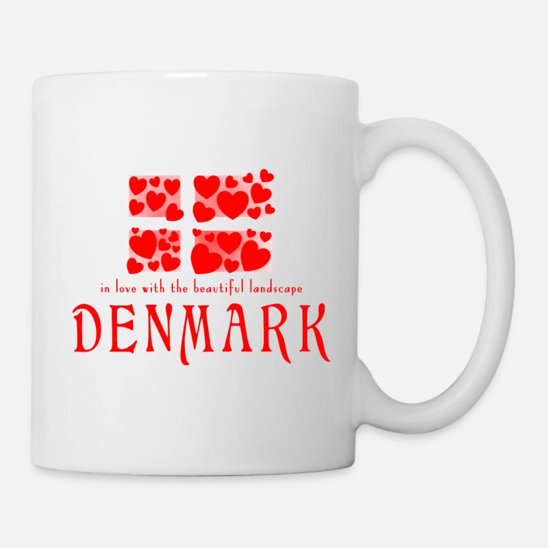 Dänemark Danmark - Tasse - Weiß