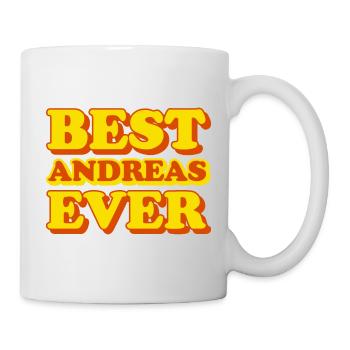 Andrea's First Name Funny Gift - Mug - white - Right