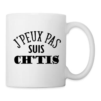 Chtis humour Nord pas de Calais - Mug blanc - blanc - Droite