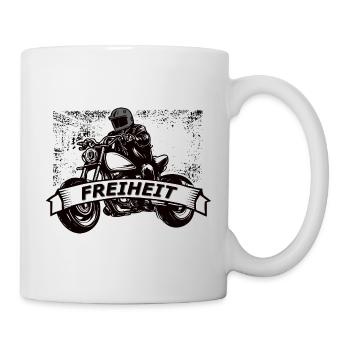 Freiheit - Tasse - Weiß - Rechts
