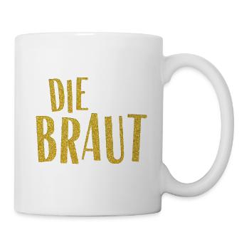 JGA Die Braut - Tasse - Weiß - Rechts