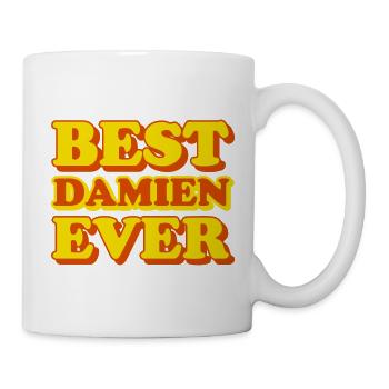 Damien First Name Funny Gift - Mug - white - Right