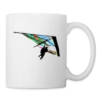 cerf-volant, voile, vol, graffiti - Mug blanc - blanc - Droite