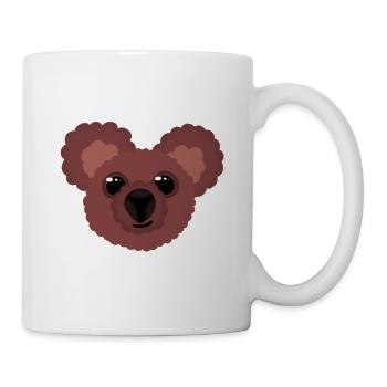 petit ours brun Ben - Mug blanc - blanc - Droite