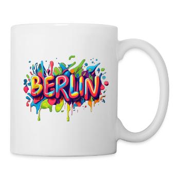 Berlin Graffiti - Mug blanc - blanc - Droite