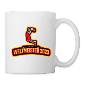 Basketball TShirt Weltmeister Geschenk 2023 Dunk - Tasse - Weiß - Rechts