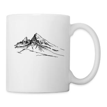 Watzmann Mountaineering Hiking Outdoor - Mug - white - Right