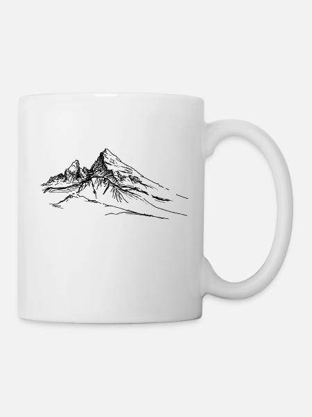 Watzmann Bergsteigen Wandern Outdoor - Tasse - Weiß