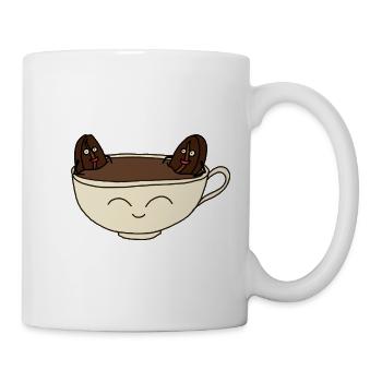 Kaffee - Tasse - Weiß - Rechts