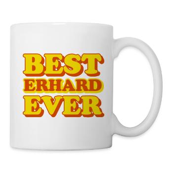 Erhard Vorname lustiges Geschenk - Tasse - Weiß - Rechts