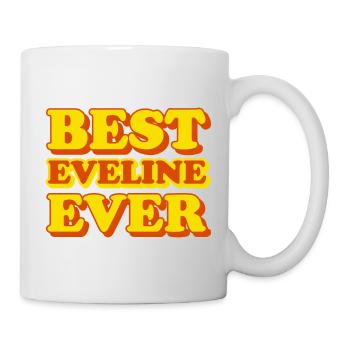 Eveline Prénom Drôle de cadeau - Mug blanc - blanc - Droite