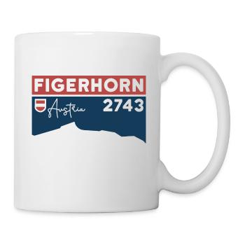 Figerhorn Sonnenaufgang Aufstieg Wanderung Wandern - Tasse - Weiß - Rechts