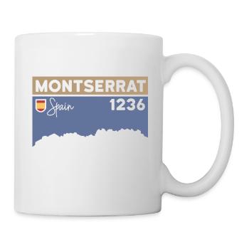 Montserrat Altitude Mountain Hiking Barcelona Gift - Mug - white - Right