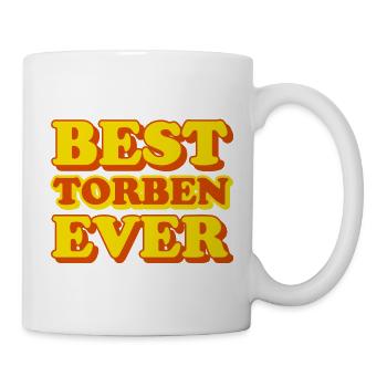 Torben First name Funny gift - Mug - white - Right