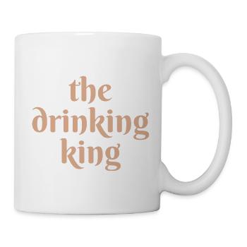 the drinking king - Tasse - Weiß - Rechts