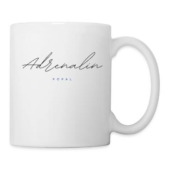 Adrenalin T-Shirts mit Botschaft von Popal - Tasse - Weiß - Rechts