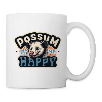 POSSUM MAKES ME HAPPY - Mug - white - Right