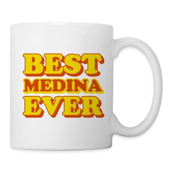 Médine Prénom Drôle de cadeau - Mug blanc - blanc - Droite