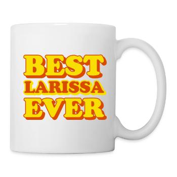 Larissa First Name Funny Gift - Mug - white - Right