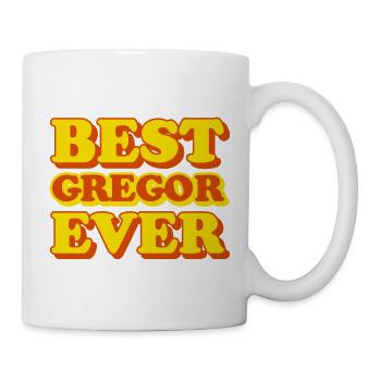 Gregor First Name Funny Gift - Mug - white - Right