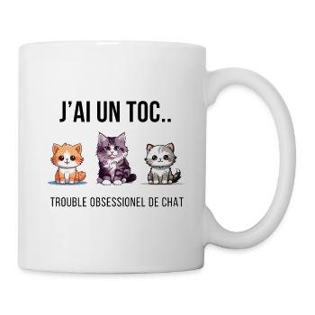 CAT 🐱💘 OBSESSION - Mug - white - Right