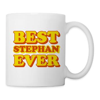 Stephan Prénom Drôle de cadeau - Mug blanc - blanc - Droite