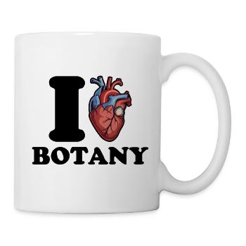 I love botany - Mug - white - Right