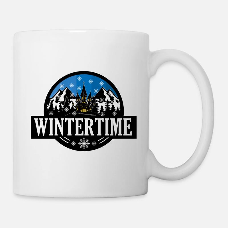 Wintertime - Tasse - Weiß
