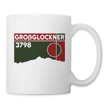 Großglockner Besteigung Finisher Bergtour Souvenir - Tasse - Weiß - Rechts