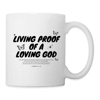 Christliches Zitat Und Bibelverse Design Gott - Tasse - Weiß - Rechts