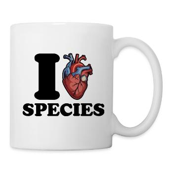 I love species - Mug - white - Right