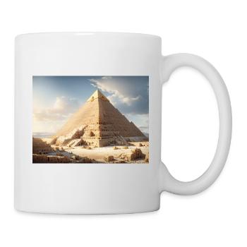 egypt pyramids - Mug - white - Right