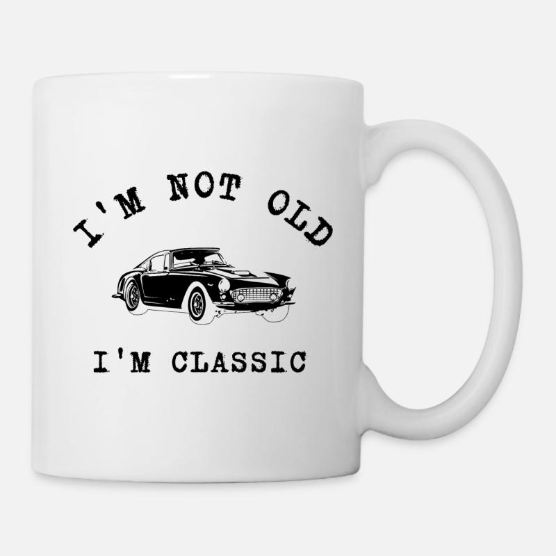 I'M NOT OLD I'M CLASSIC, OLDTIMER - Mug - white
