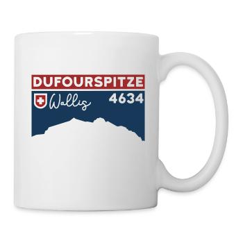 Dufourspitze : ascension du Mont Rose en haute altitude - Mug blanc - blanc - Droite