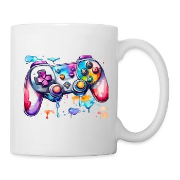 Watercolor Gamepad - Mug - white - Right