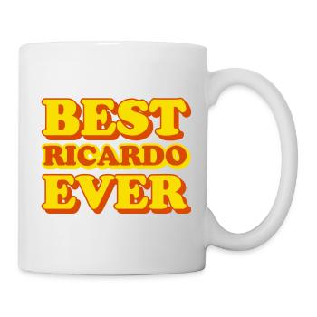 Funny gift with first name Ricardo - Mug - white - Right