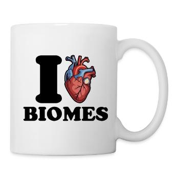 I love biomes - Mug - white - Right