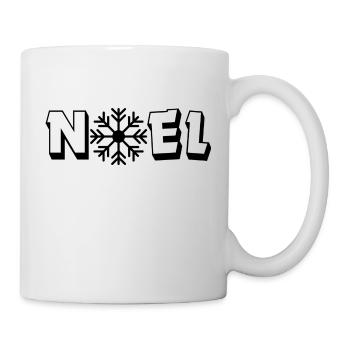 Noel Flocon - Mug blanc - blanc - Droite