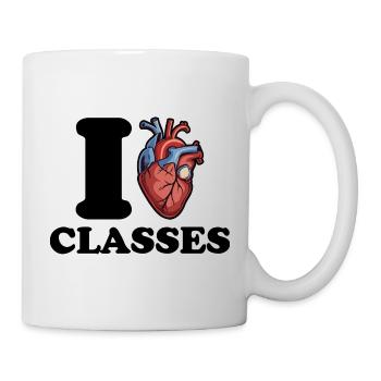 I love courses - Mug - white - Right
