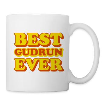 Gudrun Vorname Lustiges Geschenk - Tasse - Weiß - Rechts