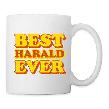 Harald prénom drôle cadeau - Mug blanc - blanc - Droite