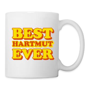 Hartmut First Name Funny Gift - Mug - white - Right
