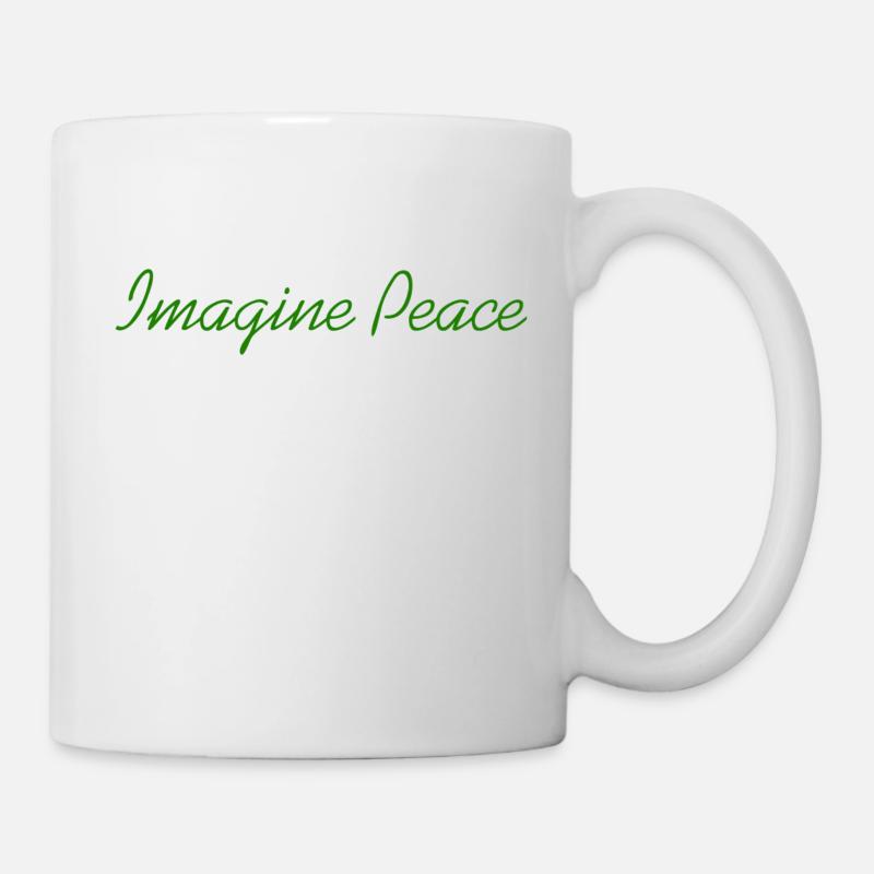 Stell dir Frieden vor - Tasse - Weiß